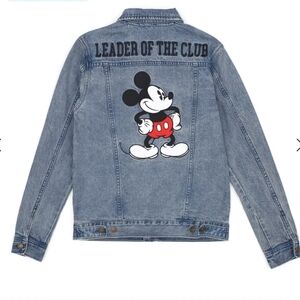 Disney Store Mickey Mouse Leader Of The Club Denium Jacket